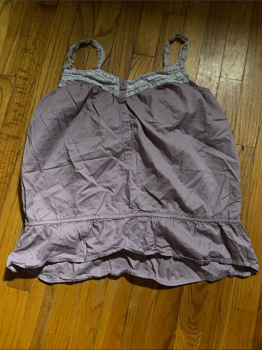 a.n.a Lavender Lace-Trim Sleep Cami